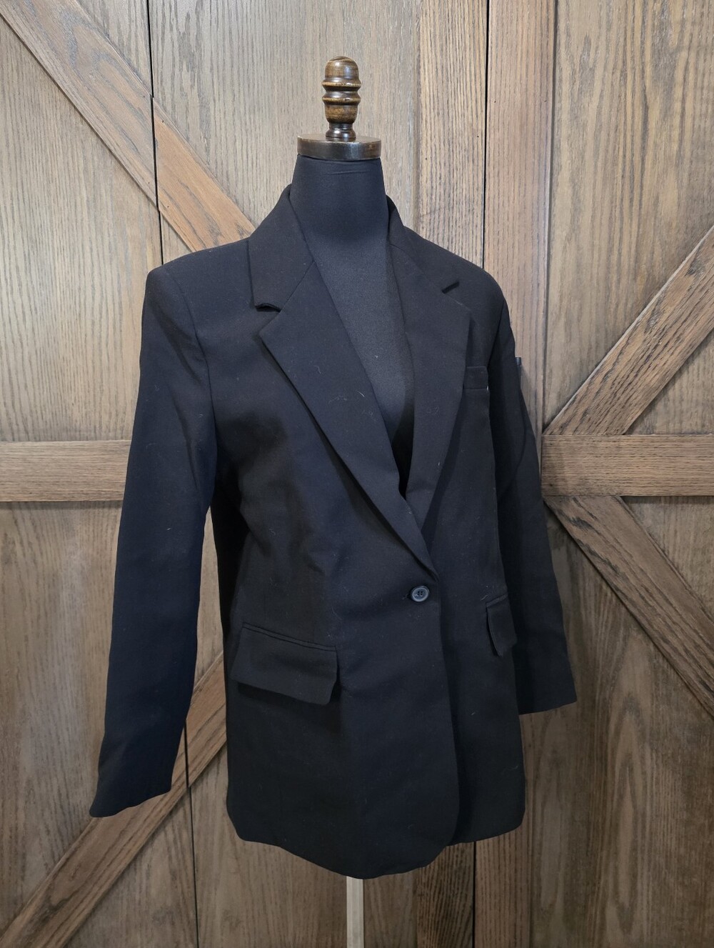 Zara Black Single-Button Women's Blazer